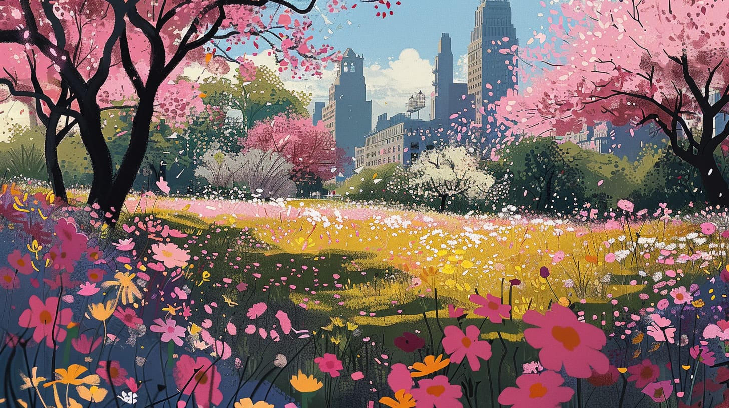 Exploring the Blooming Gardens of Central Park: A Springtime Stroll