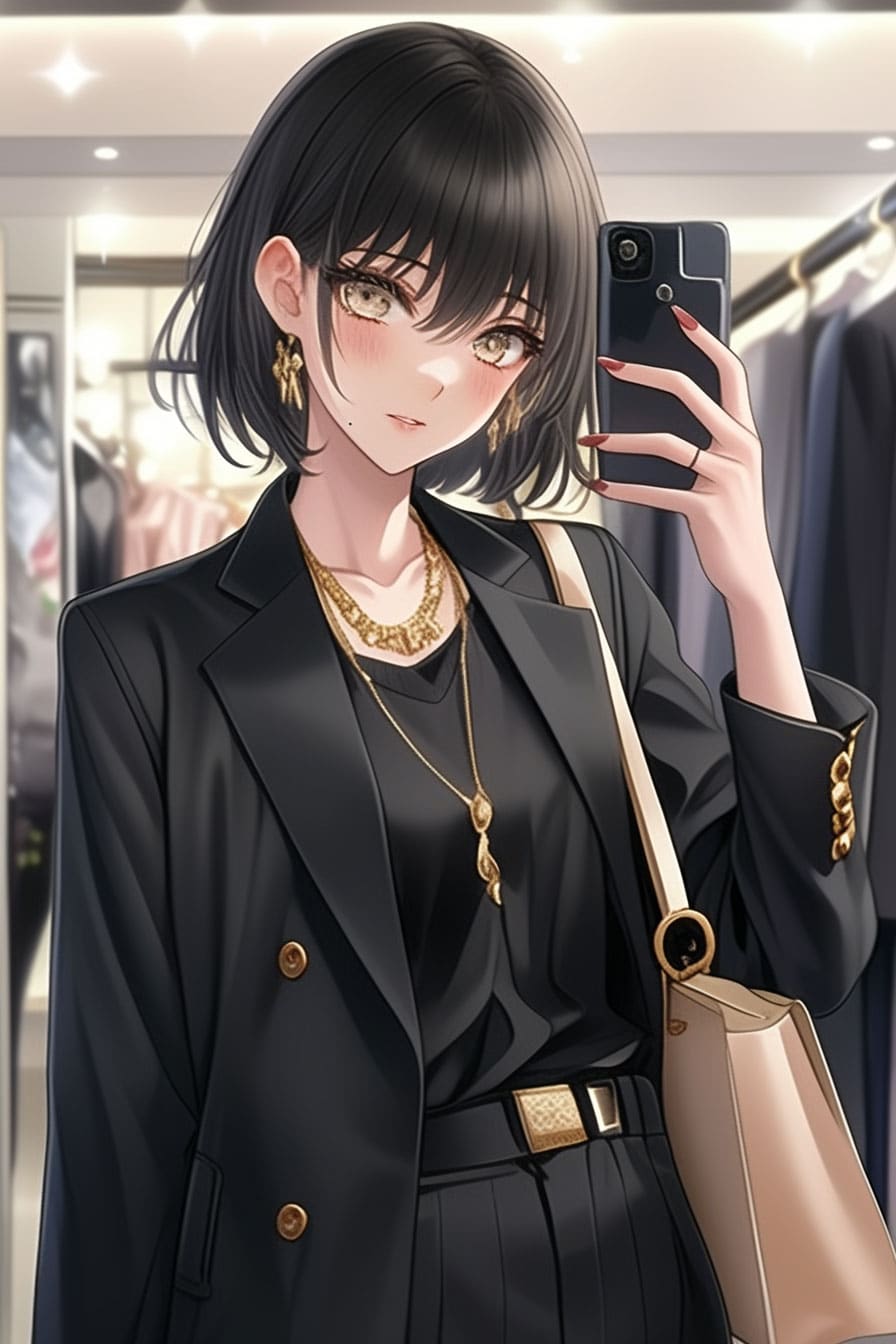 Josei fashion influencer - boutique mirror muse