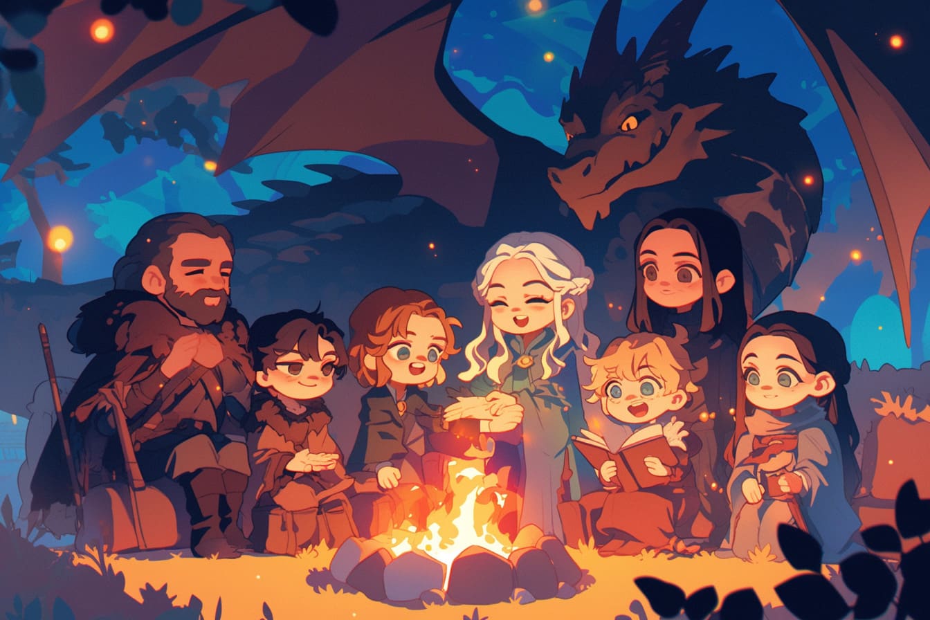 Chibi Fantasy Realms: Adorable Journeys through Magical Worlds