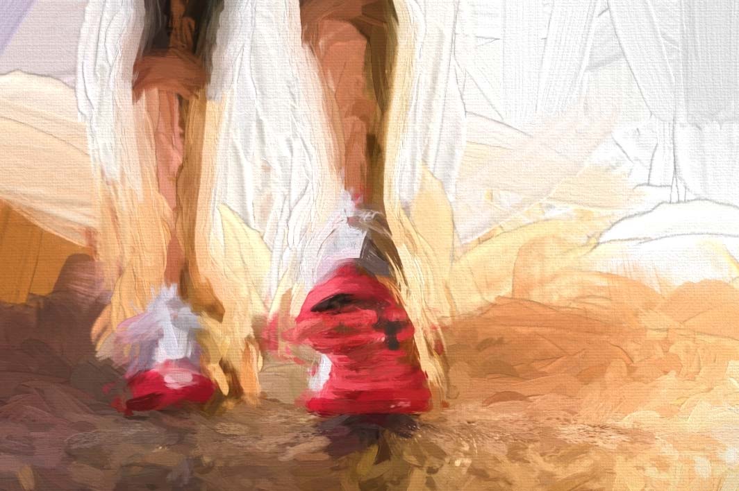 Runner's Shoes on Street