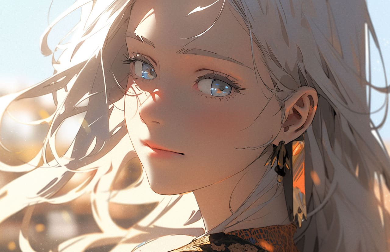 Beautiful Josei Romance Anime character