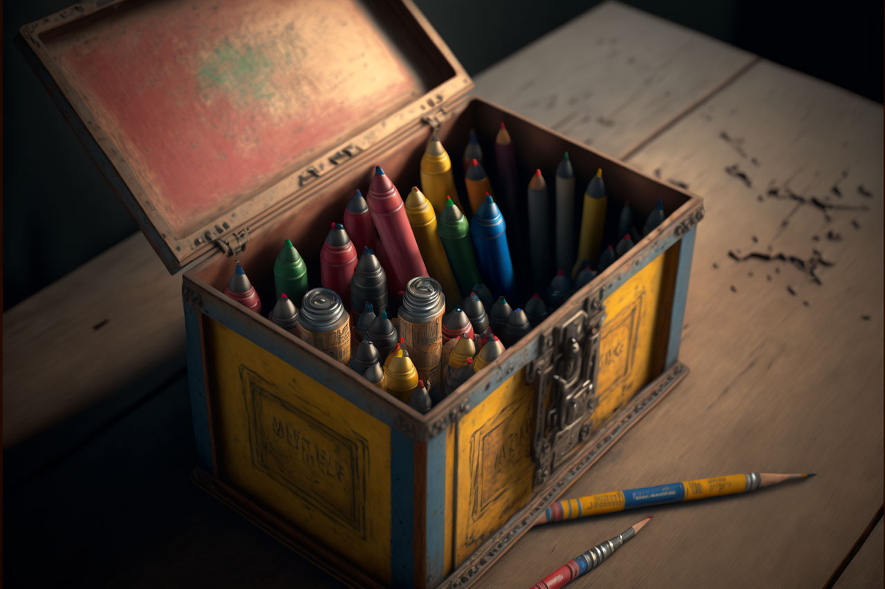 How to Paint with Crayons