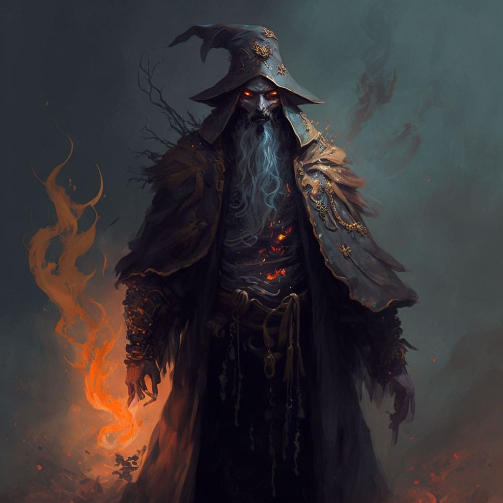 dark exotic art - sorcerer