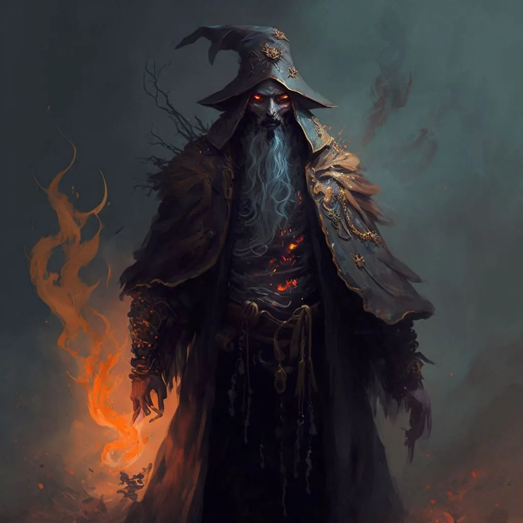 dark exotic art - sorcerer
