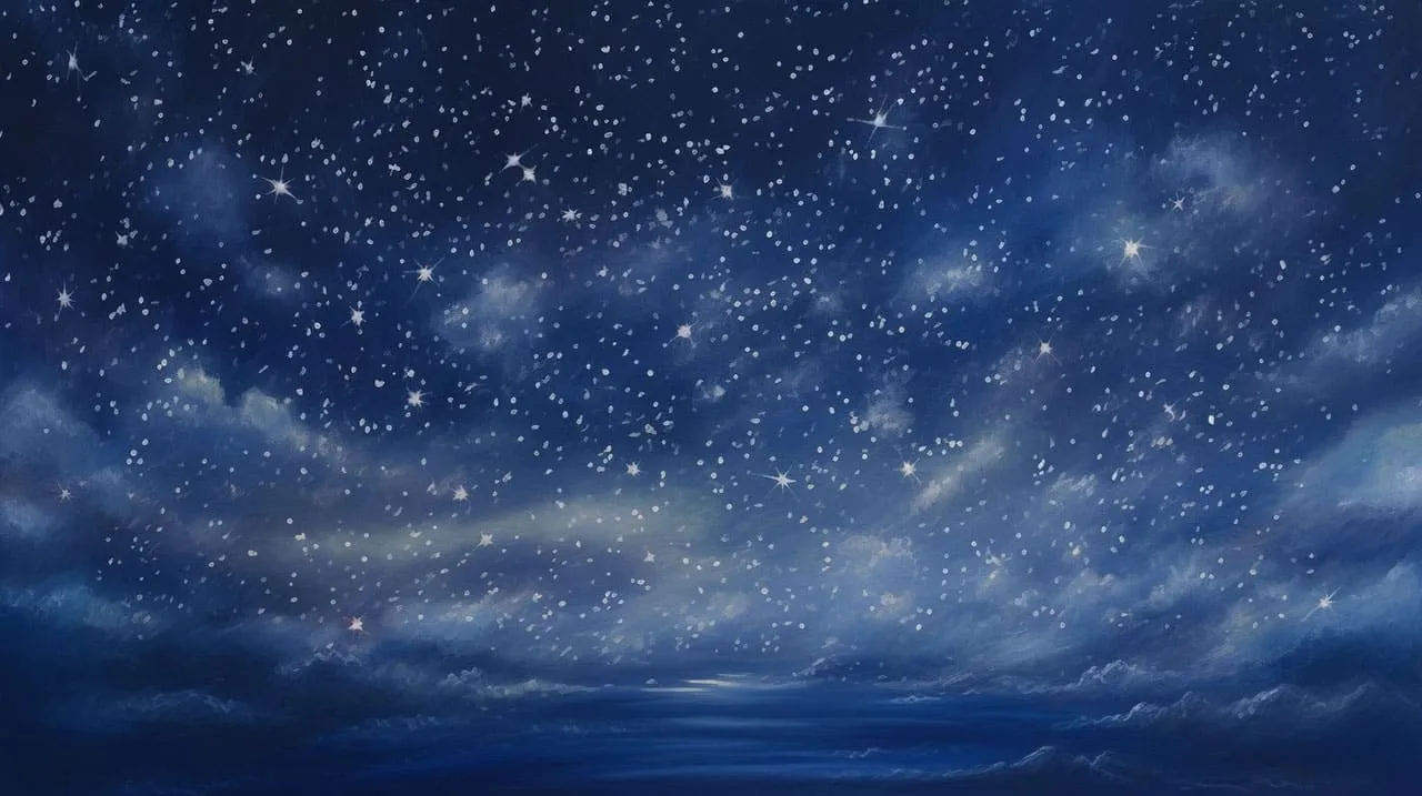 starry night sky