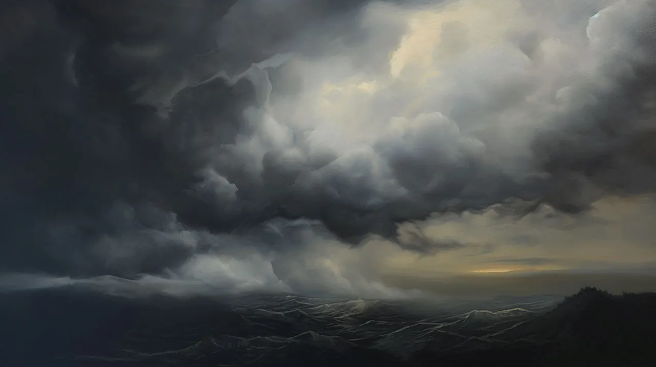 dark and stormy sky
