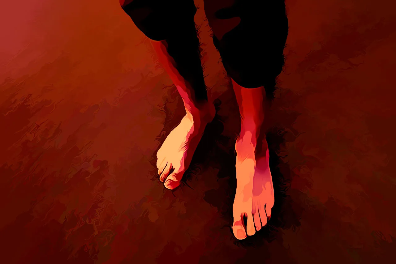 How to Draw with Your Toes