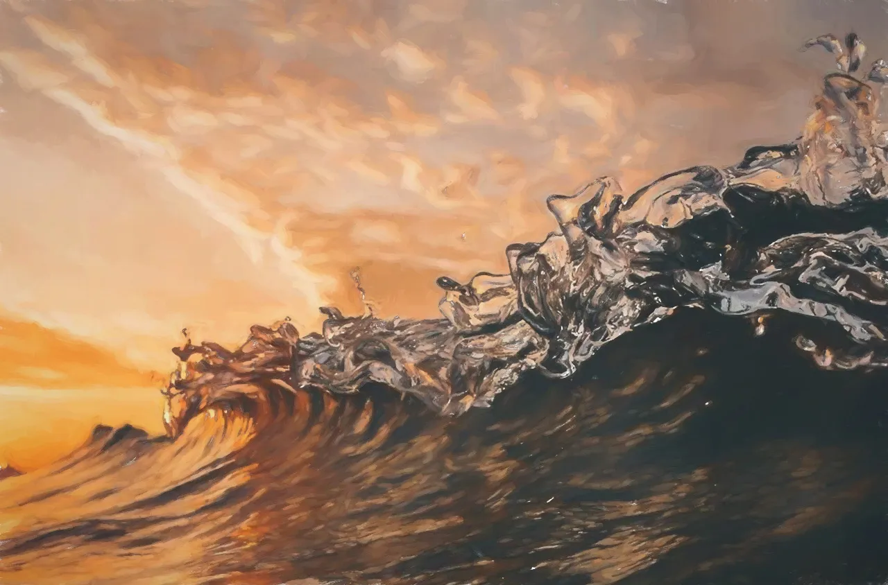 Wave at Sunset