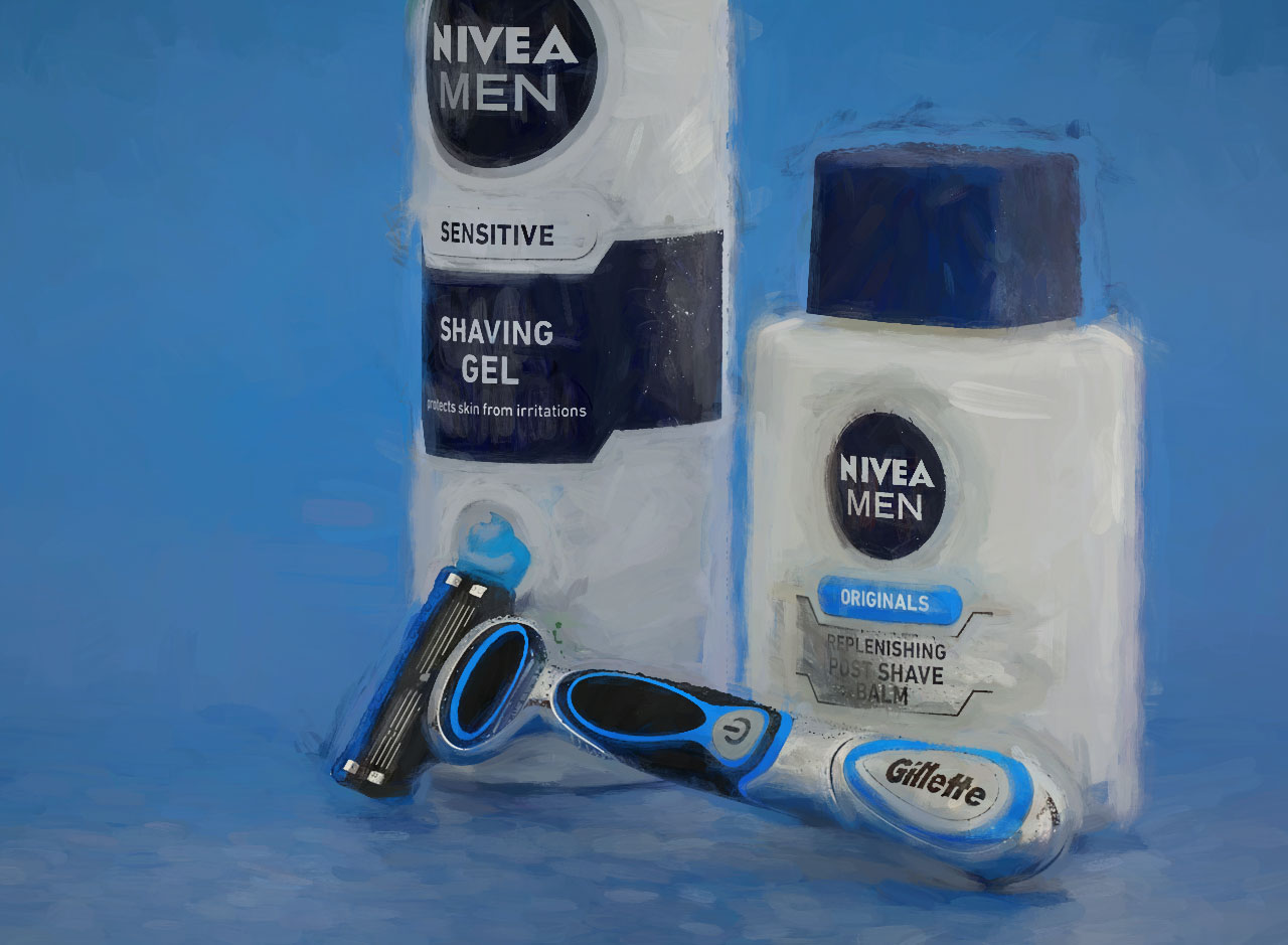 How to Make Shaving Cream Prints - Abstract Technique