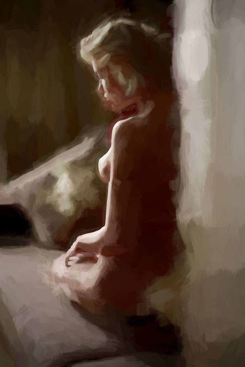 Alone in the Bedroom I Wait in Silence